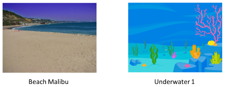 Scratch Ocean Themed Backdrops