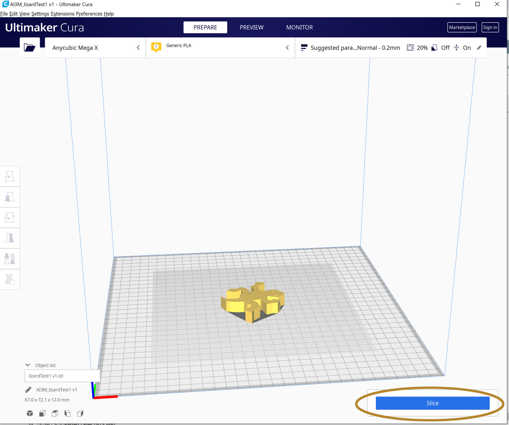 ultimaker cura first layer settings